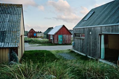 Small fisher cabins in Æ gammelhavn/ hvide sande, denmark 