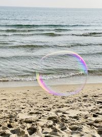 Bubbles on beach
