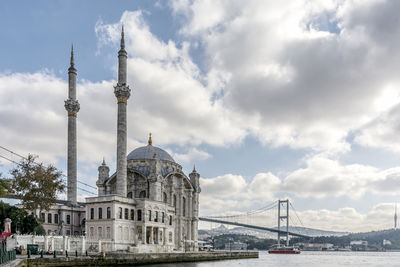 View of cathedral against cloudy sky