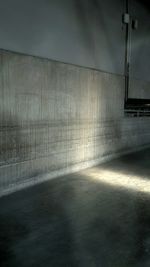 Shadow of building on wall