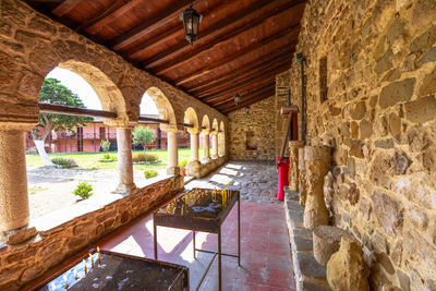 Interior of historic building