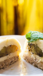 Close-up of food in plate