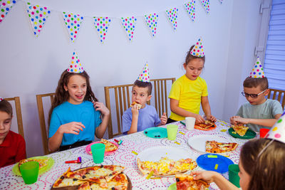 Group of people at table