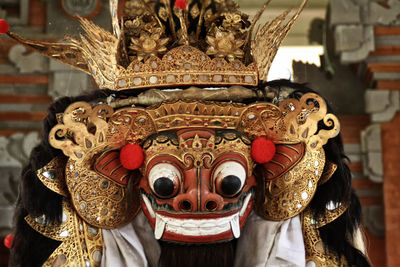 Close-up of easter figurine