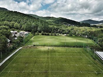 Rugby pitch in japan 