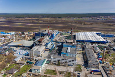 The glass factory was destroyed by a rocket or mine from russian soldiers. 