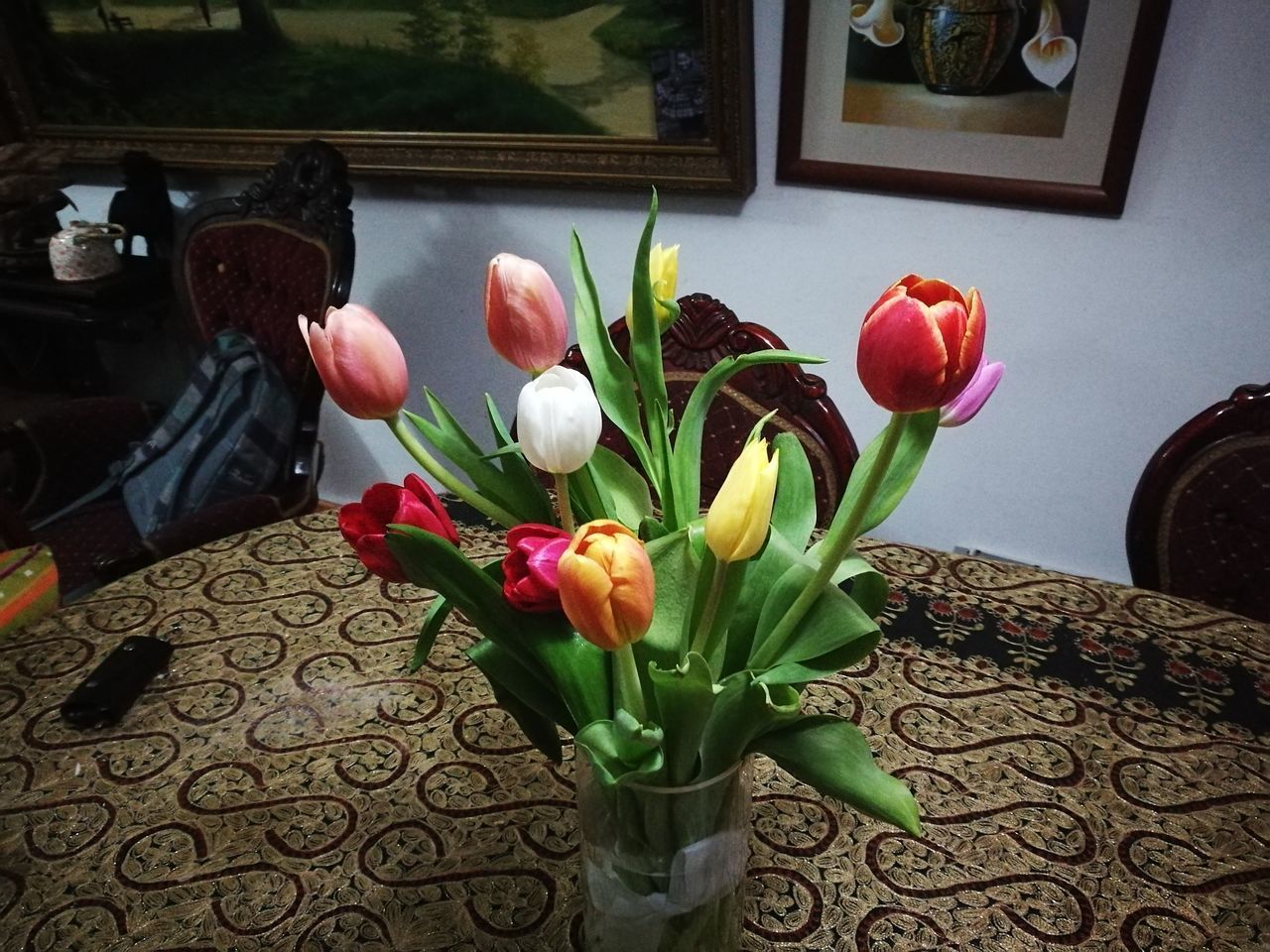 CLOSE-UP OF TULIPS