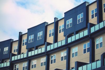 Low angle view of building against sky