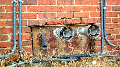 Brick wall with brick wall