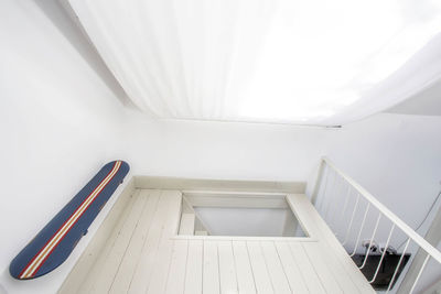 Low angle view of staircase in building