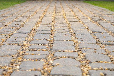 Vintage cobblestone in the garden