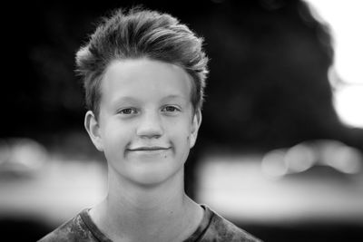 Close-up portrait of a boy