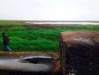 horizon over water