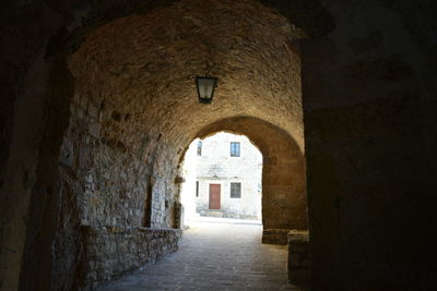 Entrance of historic building