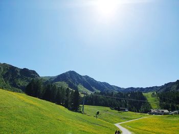 Scenic view of landscape against sky