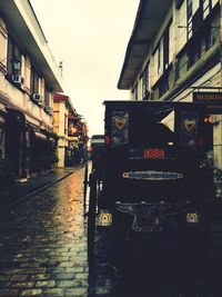 View of building in city