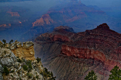 High angle view of grand canyon national park