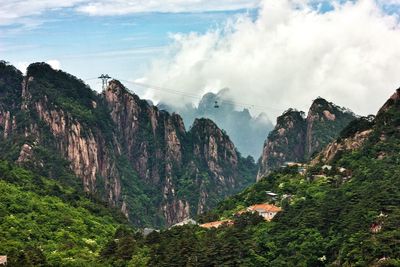 Panoramic view of landscape against sky