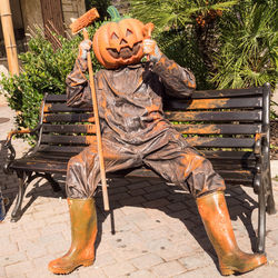 Man sitting on chair