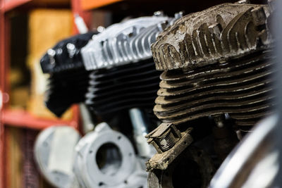 Close-up of machine