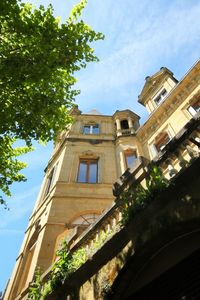 Low angle view of building against sky