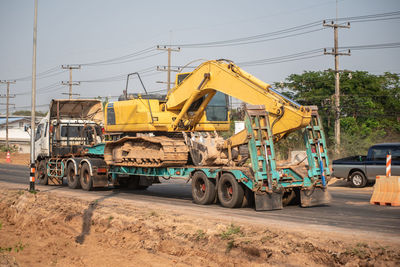 View of construction site against sky