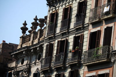 Low angle view of building against sky