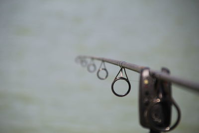 Close-up of metallic railing
