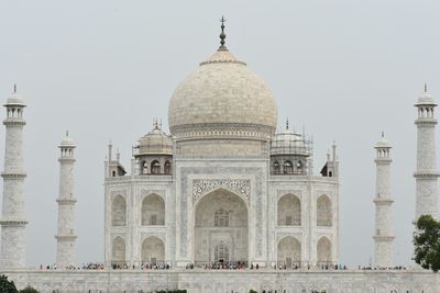 View of historical building against clear sky