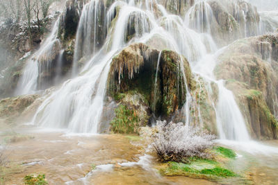 View of waterfall