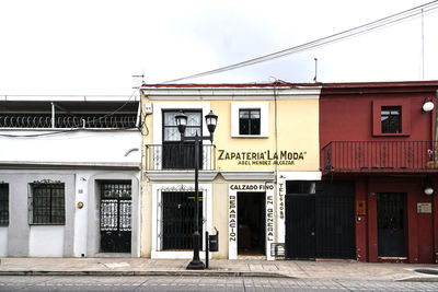 Exterior of building against sky in city