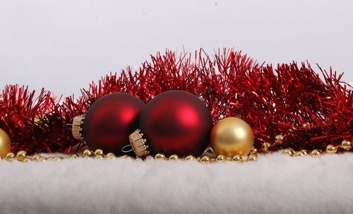 Close-up of christmas decoration