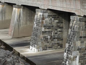 View of building with bridge in background