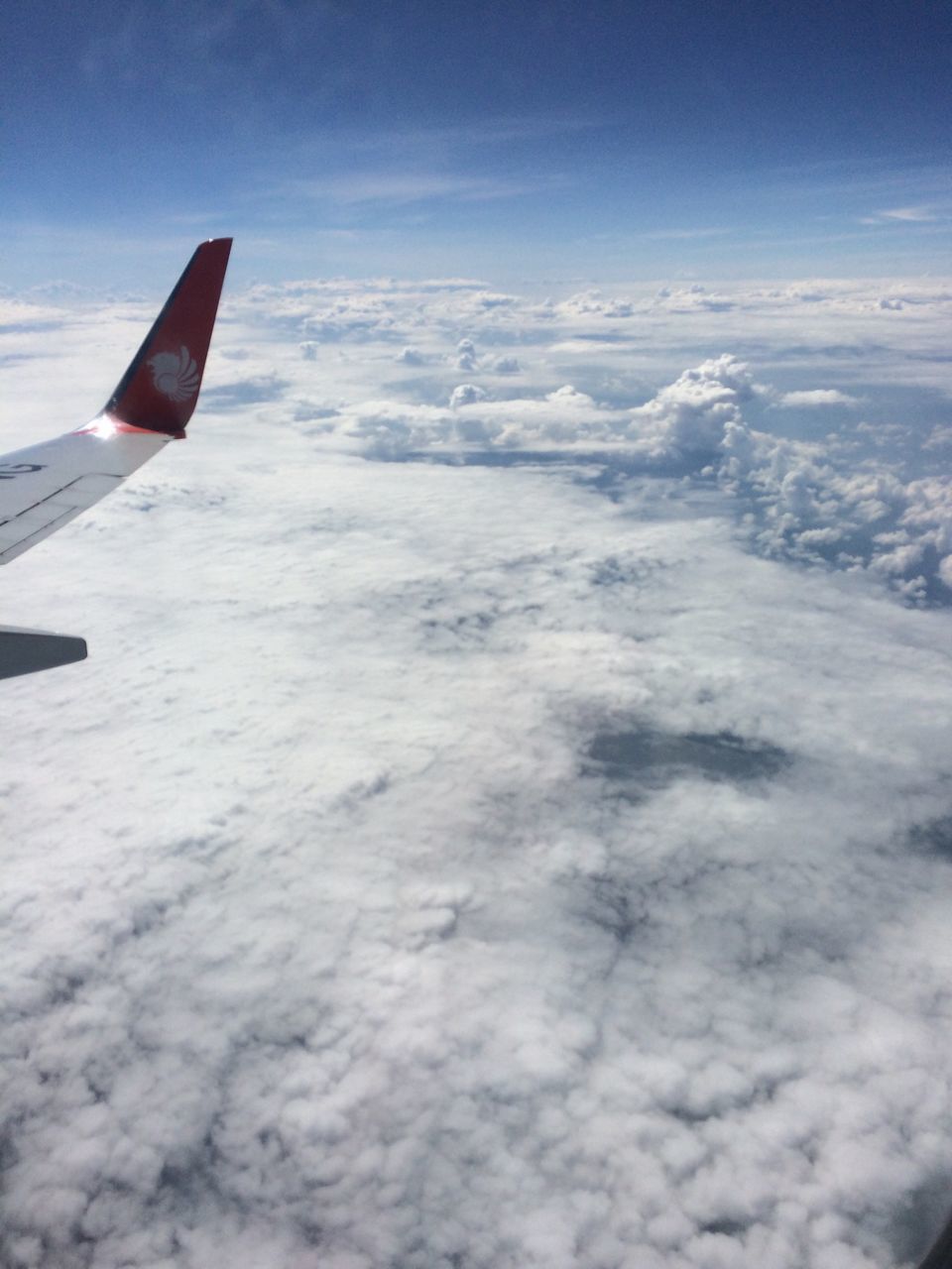 transportation, airplane, air vehicle, mode of transport, aircraft wing, sky, flying, cropped, part of, cloud - sky, travel, on the move, white color, journey, mid-air, snow, aerial view, nature, scenics, beauty in nature