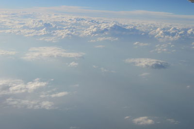 Low angle view of clouds in sky