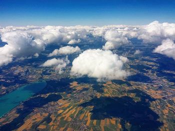 Aerial view of landscape