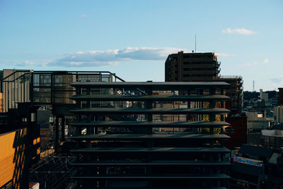Low angle view of office building