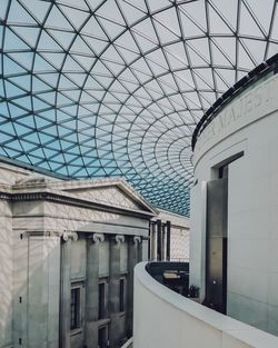 Low angle view of ceiling