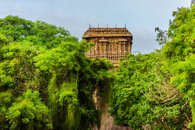 Panoramic view of historic building against sky