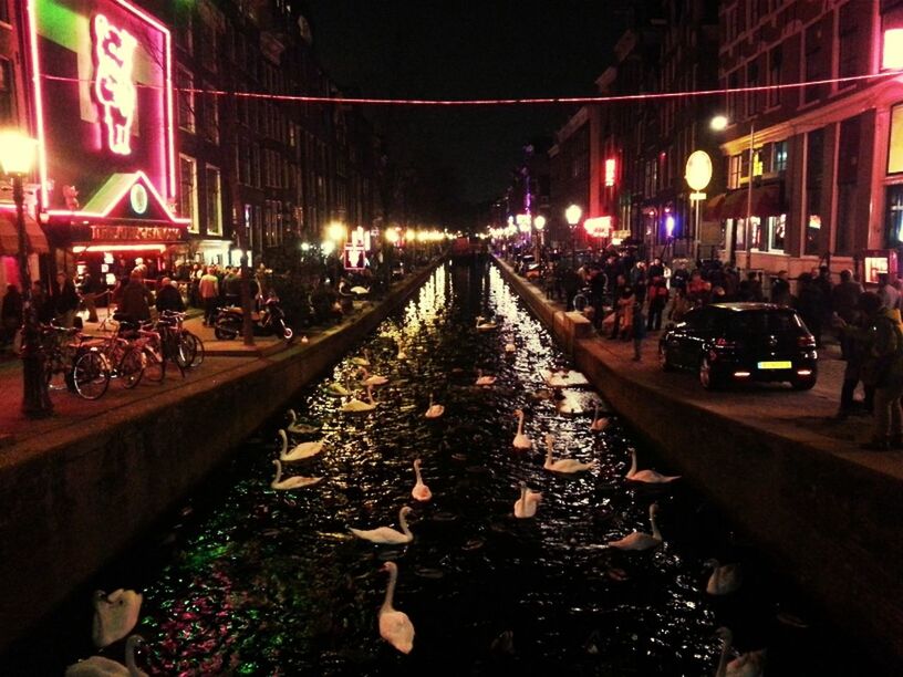 Amsterdam red light district