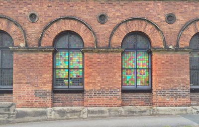 Window of historic building