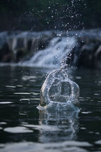 Close-up of water splashing