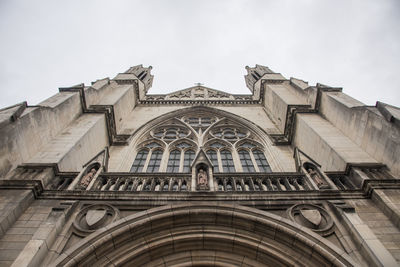 Low angle view of building against sky