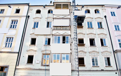 Low angle view of residential building