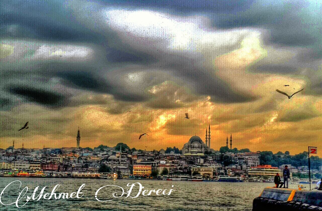 VIEW OF CLOUDY SKY AT SUNSET