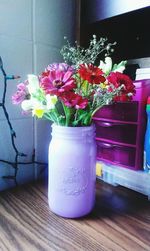 Close-up of flowers in vase