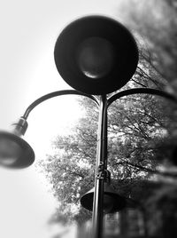 Close-up of lamp post