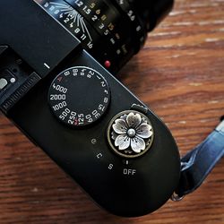 Close-up of vintage camera