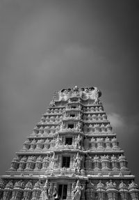 Low angle view of a temple building