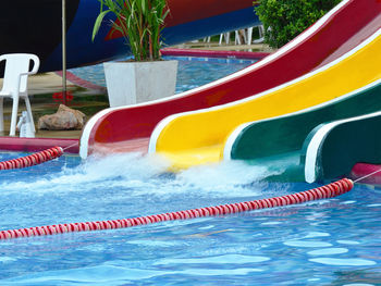 Close-up of swimming pool